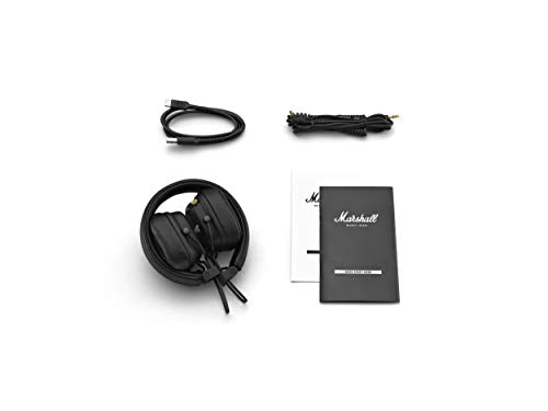 Marshall Major IV On-Ear Bluetooth Kopfhörer, 80h Akkulaufzeit, Schwarz