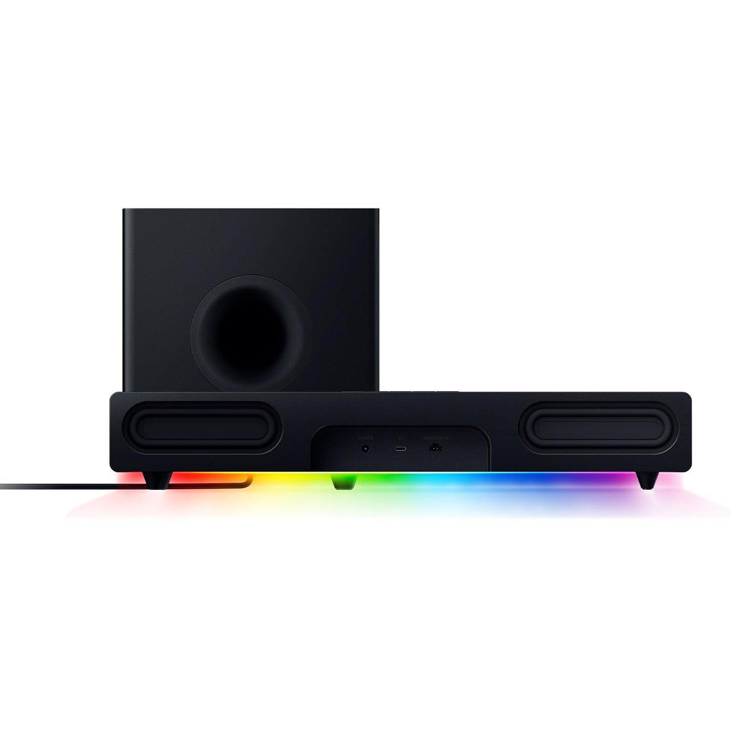 Razer Leviathan V2 - PC-Gaming-Soundbar (mit Dolby 5.1 Surround Sound, leistungsstarkem Subwoofer für Tiefe Bässe, ideal für Gaming, Filme und Musik) Schwarz