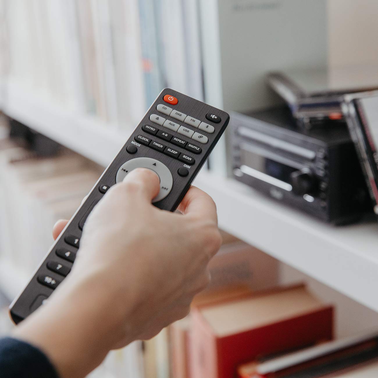 Teufel Kombo 11 DAB+ HiFi-Anlage mit Stereo-Lautsprechern, Schwarz