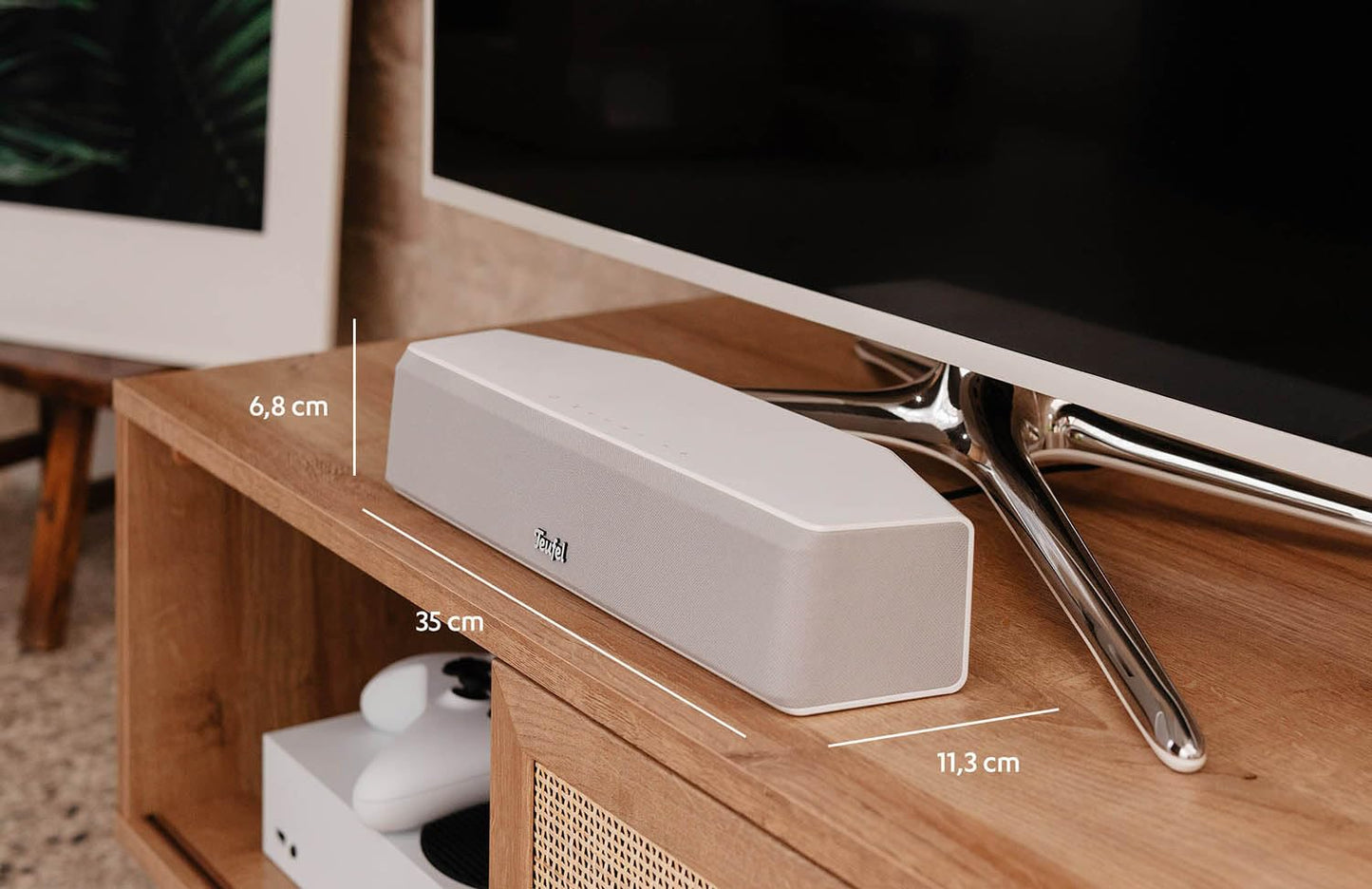 Teufel CINEBAR ONE Soundbar Bluetooth Sound Musik Games Film PC Notebook (Schwarz)