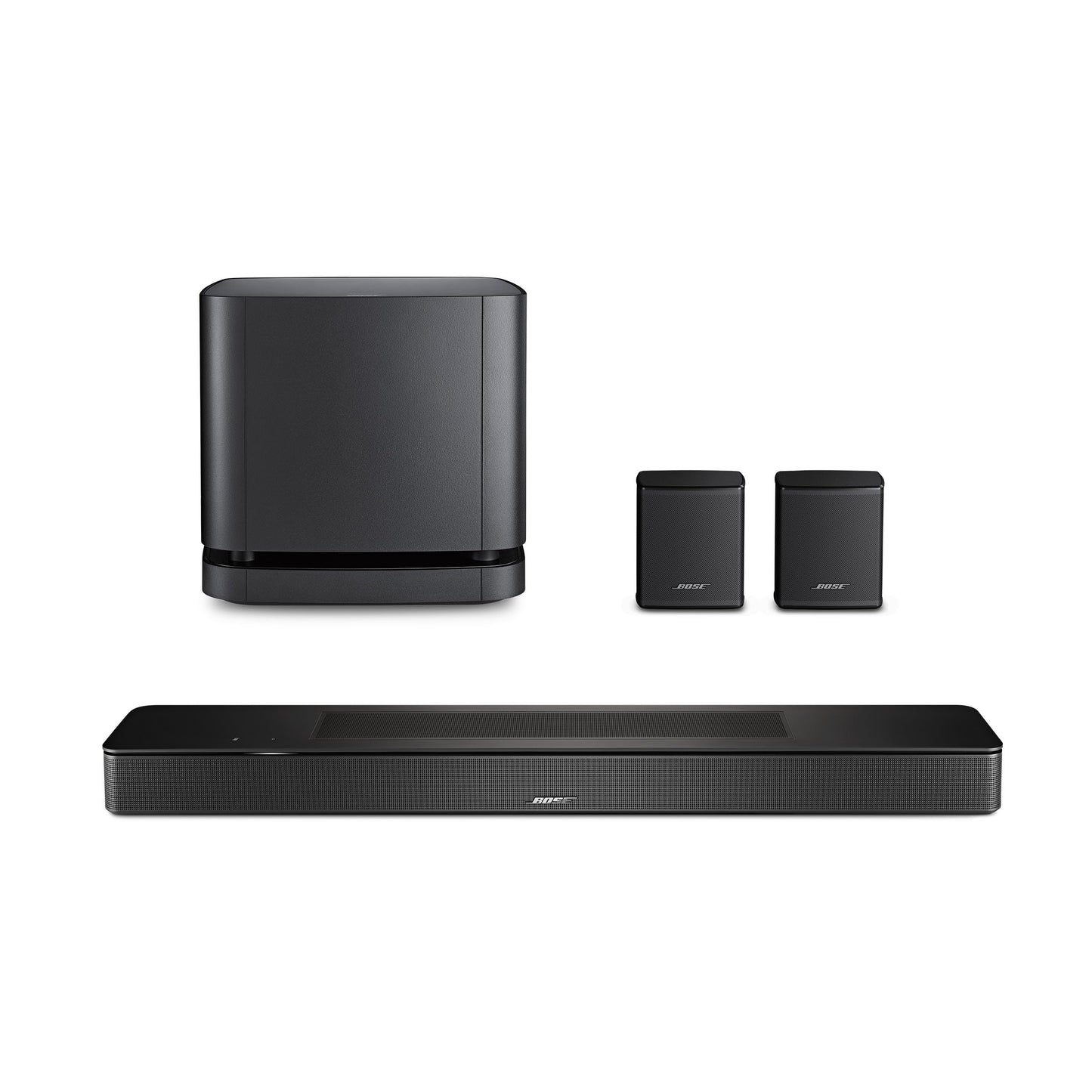 Bose Smart Dolby Atmos Soundbar, Soundbar-Lautsprecher mit Bluetooth mit integrierter Amazon Alexa-Sprachsteuerung und Works with Google Assistant - Funktion, Schwarz