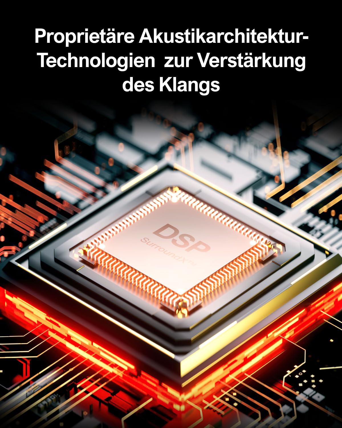 ULTIMEA 5.1 Soundbar Heimkinosystem, 320W, mit Subwoofer & Surround-Lautsprechern