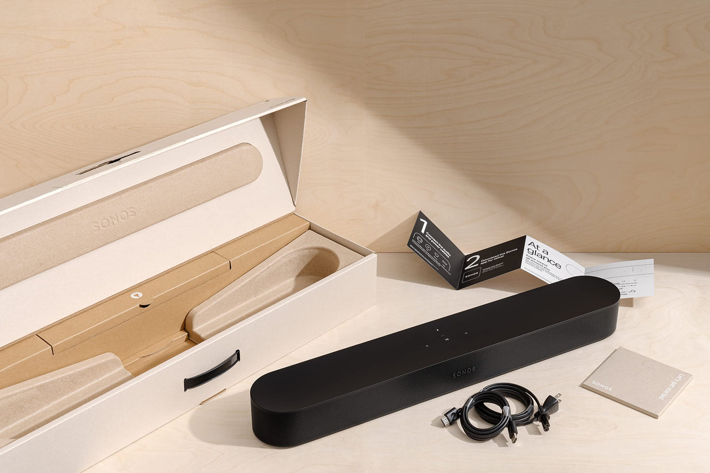 Sonos Beam (Gen 2) - Soundbar - kabellos - Ethernet, Fast Ethernet, IEEE 802.11b/g/n/ac, schwarz