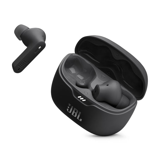 JBL Tune Beam True Wireless In-Ear-Kopfhörer mit Noise Cancelling & Wasserschutz, Schwarz