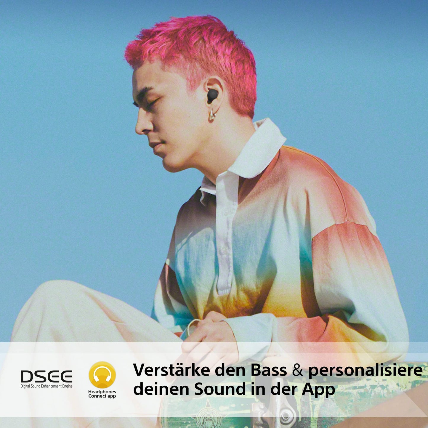 Bluetooth Noise-Cancelling-Kopfhörer Sony WF-C700N, kabellos, schwarz