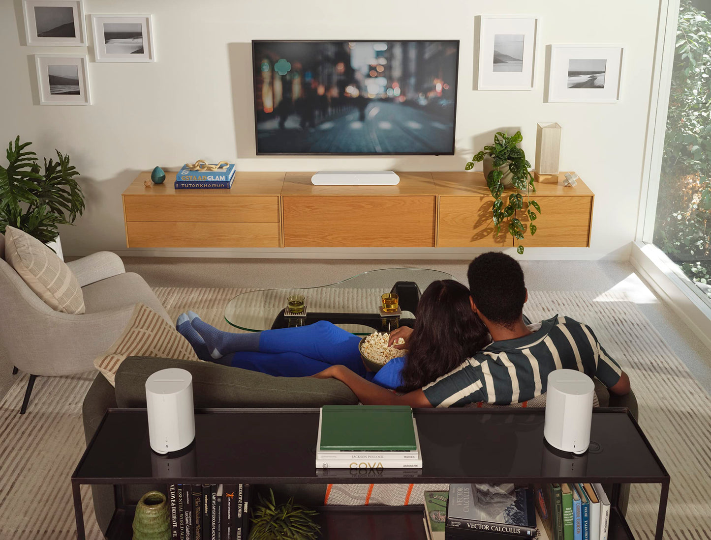 Sonos Era 100 Smart Speaker, WLAN & Bluetooth, Alexa-kompatibel, Weiß