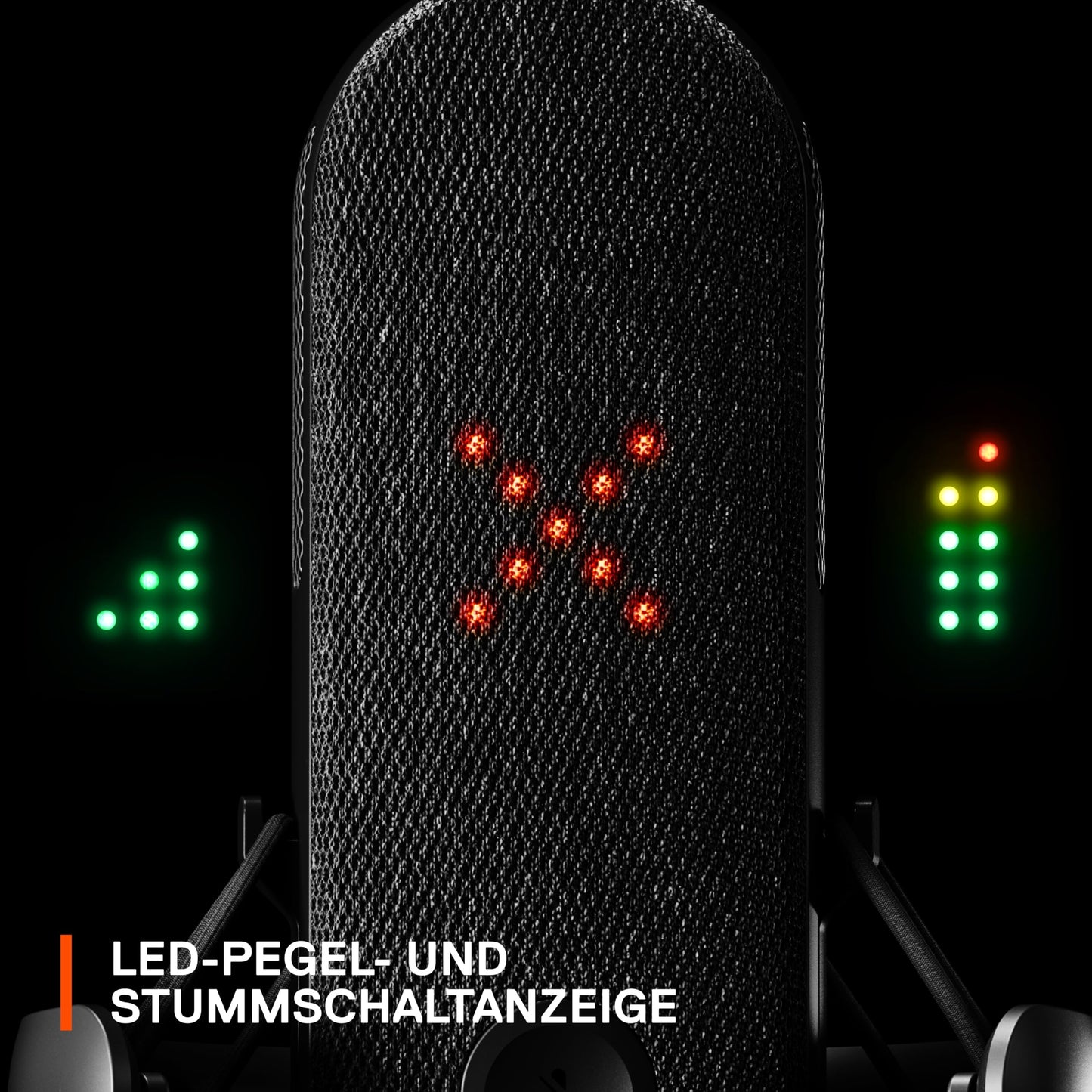 SteelSeries Alias USB Gaming- & Streaming-Mikrofon mit KI-Geräuschunterdrückung