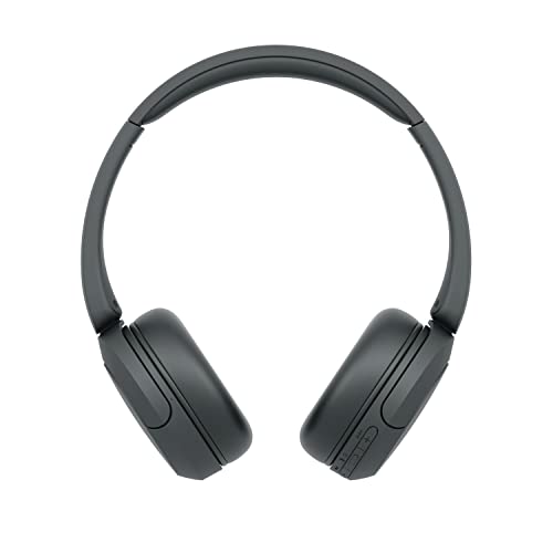 Sony WH-CH520 Kabellose Bluetooth On-Ear-Kopfhörer, 50h Akkulaufzeit, Schwarz