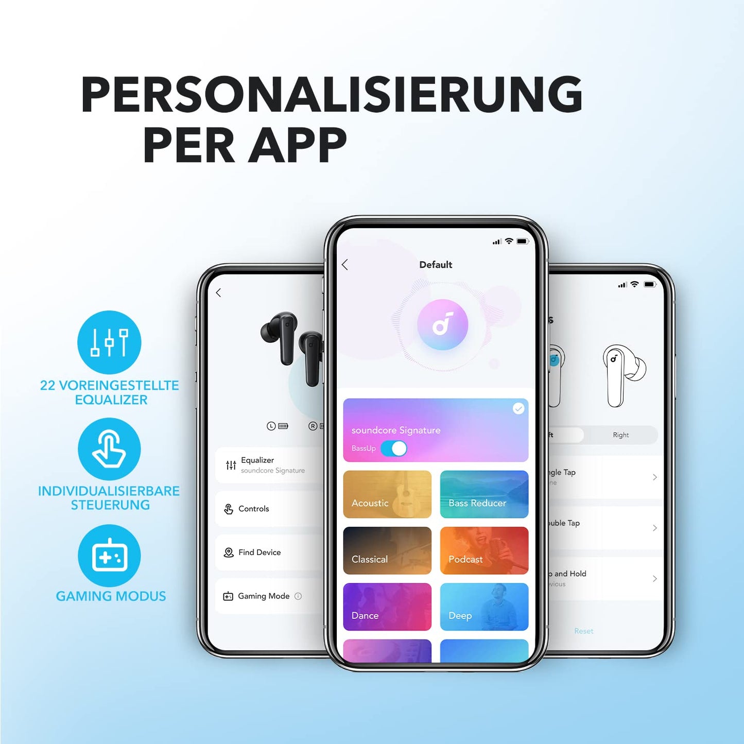 Anker Soundcore P20i Kabellose Bluetooth-In-Ear-Kopfhörer, Schwarz