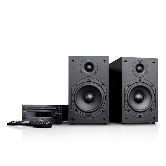 Teufel Kombo 11 DAB+ HiFi-Anlage mit Stereo-Lautsprechern, Schwarz