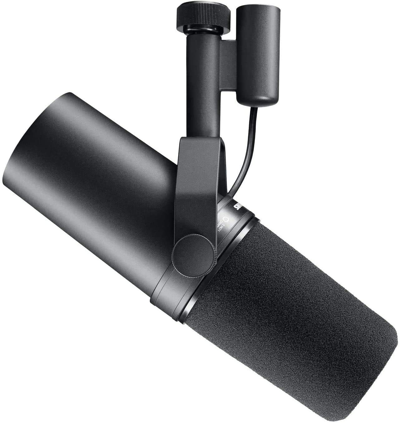 Shure SM7B Dynamisches XLR-Studiomikrofon, für Podcast & Rundfunk, Schwarz
